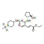 Ethyl (E)-3-[4-[[(1R,2R)-2-Hydroxy-2-methylcyclopentyl]amino]-2-[[1-(methylsulfonyl)-4-piperidyl]amino]-5-pyrimidinyl]acrylate