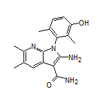 2-Amino-1-(3-hydroxy-2,6-dimethylphenyl)-5,6-dimethyl-7-azaindole-3-carboxamide