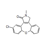 11-Chloro-2-methyl-2,3-dihydro-1H-dibenzo[2,3:6,7]oxepino[4,5-c]pyrrol-1-one