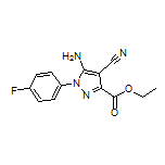 Ethyl 5-Amino-4-cyano-1-(4-fluorophenyl)-1H-pyrazole-3-carboxylate