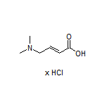 (E)-4-(Dimethylamino)-2-butenoic Acid xHydrochloride