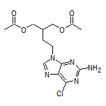 2-[2-(2-Amino-6-chloro-9H-purin-9-yl)ethyl]propane-1,3-diyl Diacetate