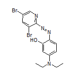 2-[(3,5-Dibromo-2-pyridyl)diazenyl]-5-(diethylamino)phenol