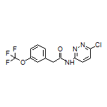 N-(6-Chloro-3-pyridazinyl)-2-[3-(trifluoromethoxy)phenyl]acetamide