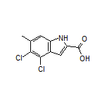 4,5-Dichloro-6-methyl-1H-indole-2-carboxylic Acid