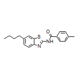 N-(6-Butyl-2-benzothiazolyl)-4-methylbenzamide