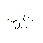 2,2-Diethyl-7-fluoro-3,4-dihydronaphthalen-1(2H)-one