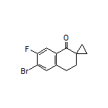 6’-Bromo-7’-fluoro-3’,4’-dihydro-1’H-spiro[cyclopropane-1,2’-naphthalen]-1’-one