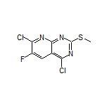 4,7-Dichloro-6-fluoro-2-(methylthio)pyrido[2,3-d]pyrimidine