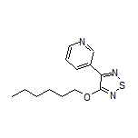 3-(Hexyloxy)-4-(3-pyridyl)-1,2,5-thiadiazole