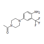 1-[4-[4-Amino-3-(trifluoromethyl)phenyl]-1-piperazinyl]ethanone