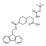 (S)-2-(Boc-amino)-3-(1-Fmoc-4-piperidyl)propanoic Acid