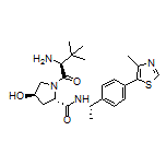 (2S,4R)-1-[(S)-2-Amino-3,3-dimethylbutanoyl]-4-hydroxy-N-[(S)-1-[4-(4-methyl-5-thiazolyl)phenyl]ethyl]pyrrolidine-2-carboxamide