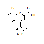 8-Bromo-4-(1,5-dimethyl-4-pyrazolyl)quinoline-2-carboxylic Acid