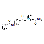 1-[2-(4-Benzamidophenyl)-2-oxoethyl]-3-carbamoylpyridin-1-ium