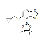 5-(Cyclopropylmethoxy)benzo[d][1,3]dioxole-4-boronic Acid Pinacol Ester