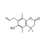 7-Allyl-6-hydroxy-4,4,5,8-tetramethylchroman-2-one