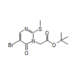 tert-Butyl 2-[5-Bromo-2-(methylthio)-6-oxopyrimidin-1(6H)-yl]acetate