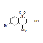 6-Bromo-3,4-dihydro-2H-S,S-dioxo-thiochromen-4-amine hydrochloride