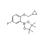 2-(Cyclopropylmethoxy)-5-fluorophenylboronic Acid Pinacol Ester