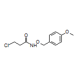 3-Chloro-N-[(4-methoxybenzyl)oxy]propanamide