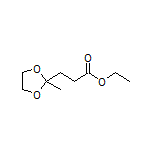 Ethyl 3-(2-Methyl-1,3-dioxolan-2-yl)propanoate