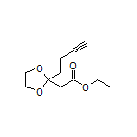 Ethyl 2-[2-(3-Butyn-1-yl)-1,3-dioxolan-2-yl]acetate