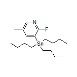 2-Fluoro-5-methyl-3-(tributylstannyl)pyridine