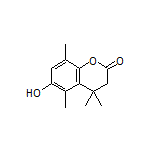 6-Hydroxy-4,4,5,8-tetramethylchroman-2-one