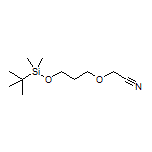 2-[3-[(tert-Butyldimethylsilyl)oxy]propoxy]acetonitrile