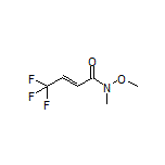 (E)-4,4,4-Trifluoro-N-methoxy-N-methyl-2-butenamide