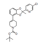 2-[4-(1-Boc-1,2,3,6-tetrahydro-4-pyridyl)-2-methylbenzo[d][1,3]dioxol-2-yl]-5-chloropyridine