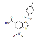 2-Methyl-4-nitro-1-tosylbenzimidazole-6-carboxylic Acid