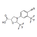 (5S)-3-[4-Cyano-3-(trifluoromethyl)phenyl]-2-(trifluoromethyl)oxazolidine-5-carboxylic Acid