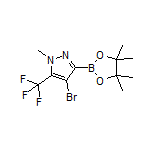 4-Bromo-1-methyl-5-(trifluoromethyl)-1H-pyrazole-3-boronic Acid Pinacol Ester