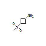 3-(Methylsulfonyl)cyclobutanamine