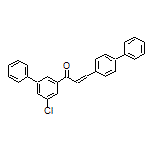 3-(4-Biphenylyl)-1-(5-chloro-3-biphenylyl)-2-propen-1-one