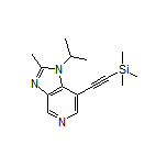 1-Isopropyl-2-methyl-7-[(trimethylsilyl)ethynyl]-1H-imidazo[4,5-c]pyridine