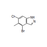 4-Bromo-6-chloro-5-methylindazole