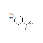 Methyl 1-Iminotetrahydro-2H-thiopyran-4-carboxylate 1-Oxide