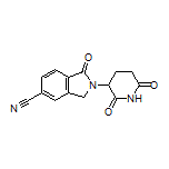 2-(2,6-Dioxopiperidin-3-yl)-1-oxoisoindoline-5-carbonitrile