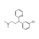 3-(3-Chlorophenyl)-N,N-dimethyl-3-(2-pyridyl)-1-propanamine