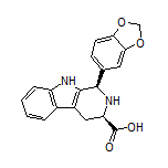 (1R,3R)-1-(Benzo[d][1,3]dioxol-5-yl)-2,3,4,9-tetrahydro-1H-pyrido[3,4-b]indole-3-carboxylic Acid