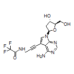 N-[3-[4-Amino-7-[(2R,4S,5R)-4-hydroxy-5-(hydroxymethyl)-2-tetrahydrofuryl]-7H-pyrrolo[2,3-d]pyrimidin-5-yl]-2-propyn-1-yl]-2,2,2-trifluoroacetamide