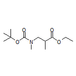 Ethyl 3-[Boc(methyl)amino]-2-methylpropanoate