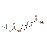 6-(Boc-amino)spiro[3.3]heptane-2-carboxamide