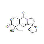 4’-Ethyl-4’-hydroxy-7’,8’-dihydrospiro[[1,3]dioxolane-2,6’-pyrano[3,4-f]indolizine]-3’,10’(1’H,4’H)-dione