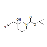 2-(1-Boc-3-hydroxy-3-piperidyl)acetonitrile