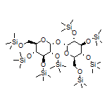 (4S,2R,3R,5R,6R)-6-[(4S,2R,3R,5R,6R)-6-[(1,1-Dimethyl-1-silaethoxy)methyl]-3,4,5-tris(1,1-dimethyl-1-silaethoxy)(2H-3,4,5,6-tetrahydropyran-2-yl)oxy]-2-[(1,1-dimethyl-1-silaethoxy)methyl]-3,4,5-tris(1,1-dimethyl-1-silaethoxy)-2H-3,4,5,6-tetrahydropyran