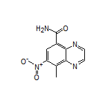 8-Methyl-7-nitroquinoxaline-5-carboxamide